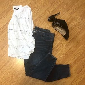 The Limited Skinny Ankle Jeans